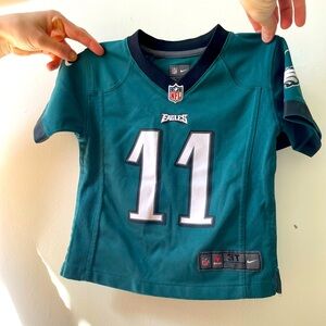 Philadephia Eagles Carson Wentz #11 Jersey 3T Unisex Green